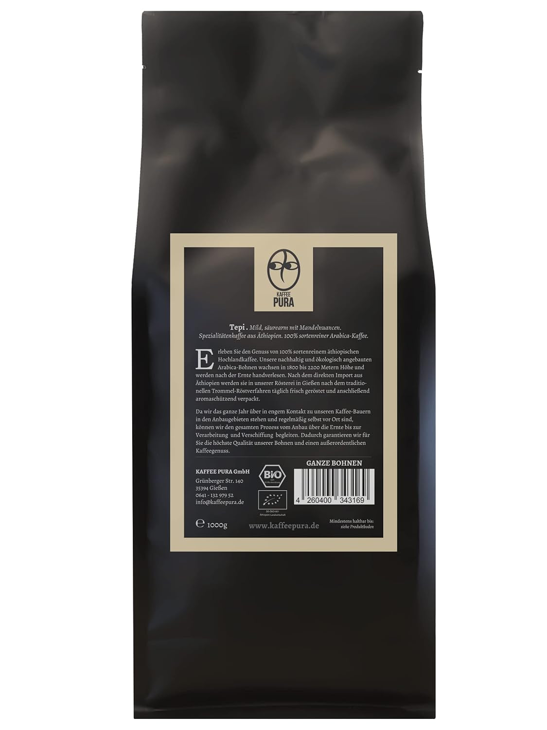 Tepi-bio zrnková káva 1000g