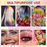 5 barev Dětská Dočasná barva na vlasy Smývatelná barevná řasenka Hair Chalk Salon Hair Dye Shop Naty Shop