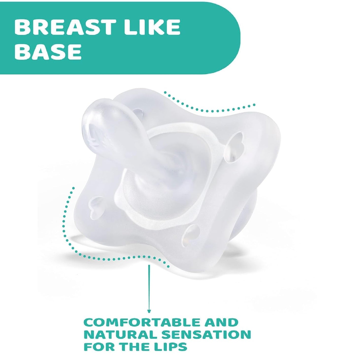 PHYSIOFORMA MINI MĚKKÁ SUSPENZE PRO ČIŠTĚNÍ, SVĚTLÁ, 2-6M, 100% SILIKON, 2 KS