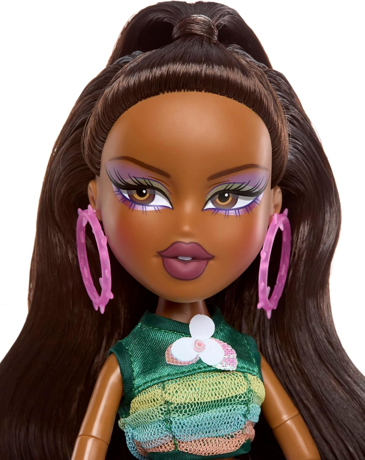 Bratz Fashion Pixiez Sasha Doll - Fantastická sběratelská panenka se skutečnou módou a doplňky, křídly, které se promění v prsten