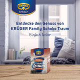 KRÜGER Family, Kakaový prášek na horkou čokoládu, 8 krabiček x 10 sáčků, 8 x 250 gramů kakaa a horké čokolády Naty Shop