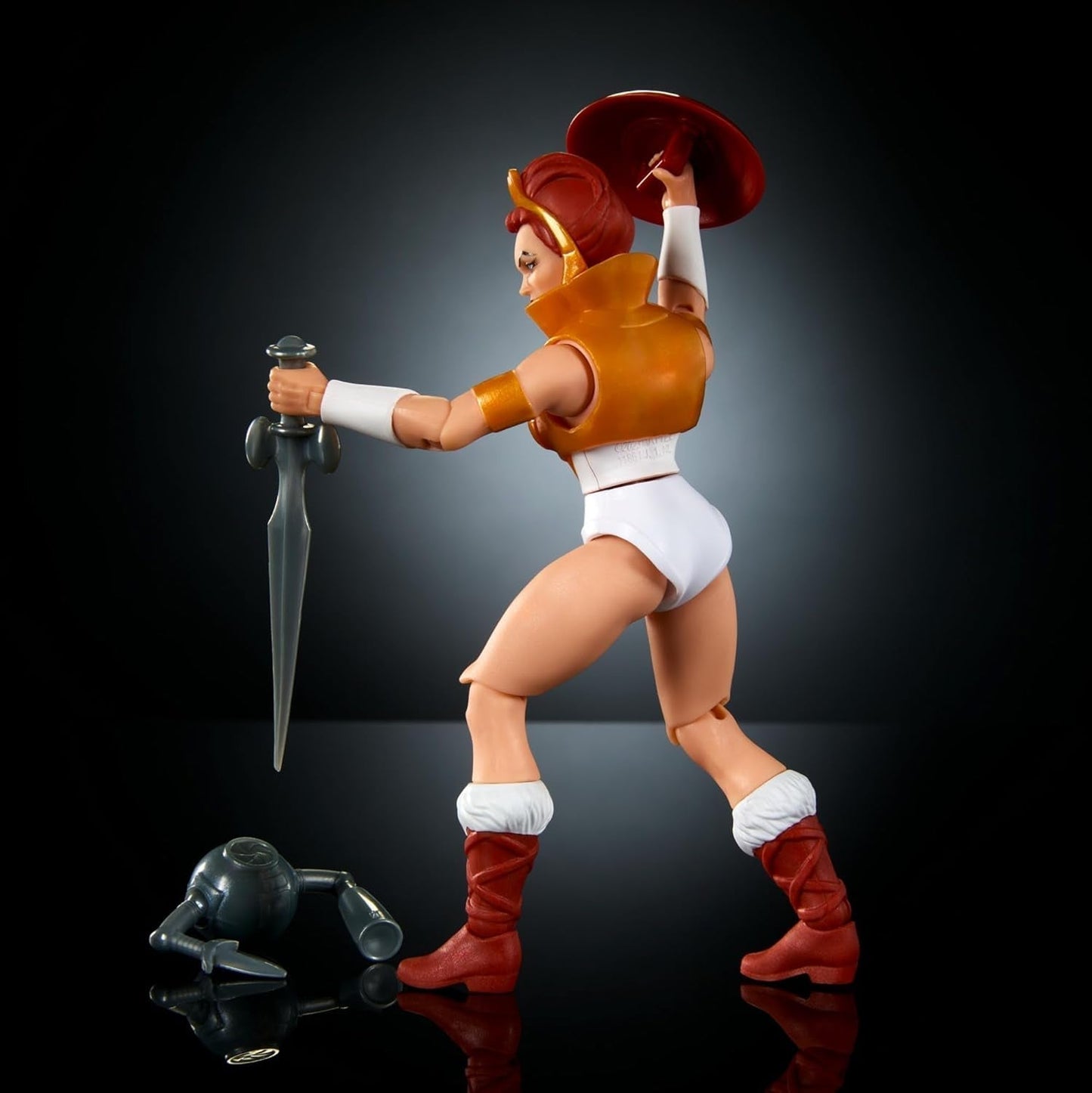 Masters of the Universe Origins Toy Cartoon Teela akční figurka Výška cca 14 cm Motu Heroine doplněk a mini komiks HYD27 akční figurky Naty Shop