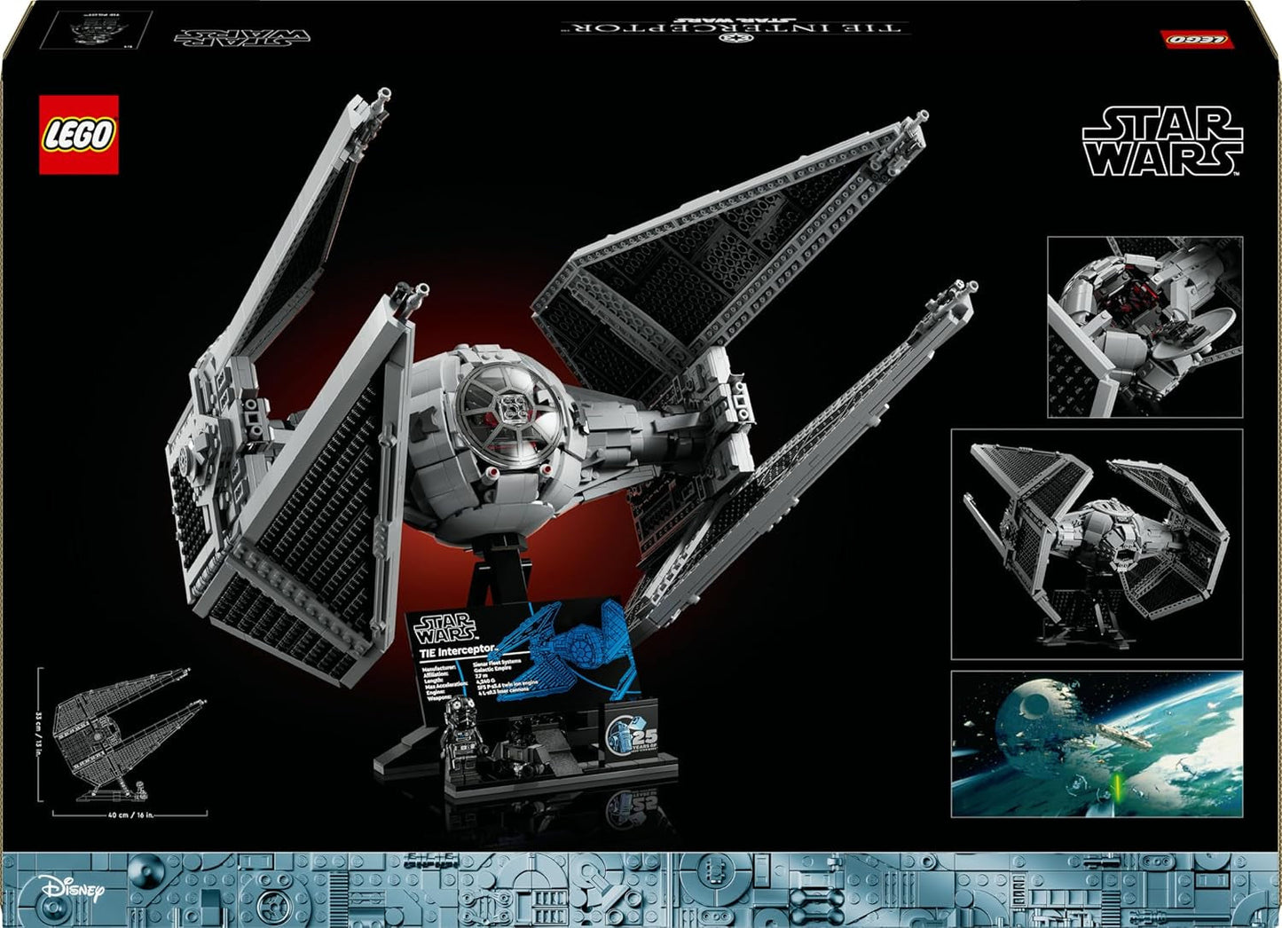 LEGO Star Wars Kravata Interceptor Nejlepší sběratelská sada Kreativní stavebnice pro dospělé Hvězdná stíhačka Cihla Model Fan Dárek Sběratelská sada Ucs 75382 Stavebnice Besuche den LEGO-Store