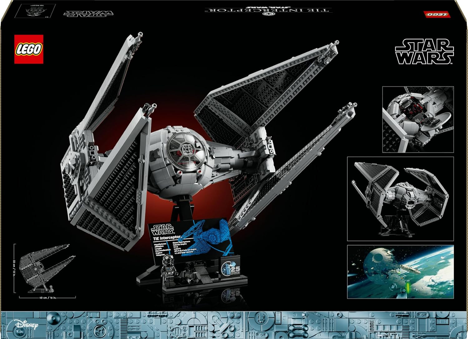 LEGO Star Wars Kravata Interceptor Nejlepší sběratelská sada Kreativní stavebnice pro dospělé Hvězdná stíhačka Cihla Model Fan Dárek Sběratelská sada Ucs 75382 Stavebnice Besuche den LEGO-Store