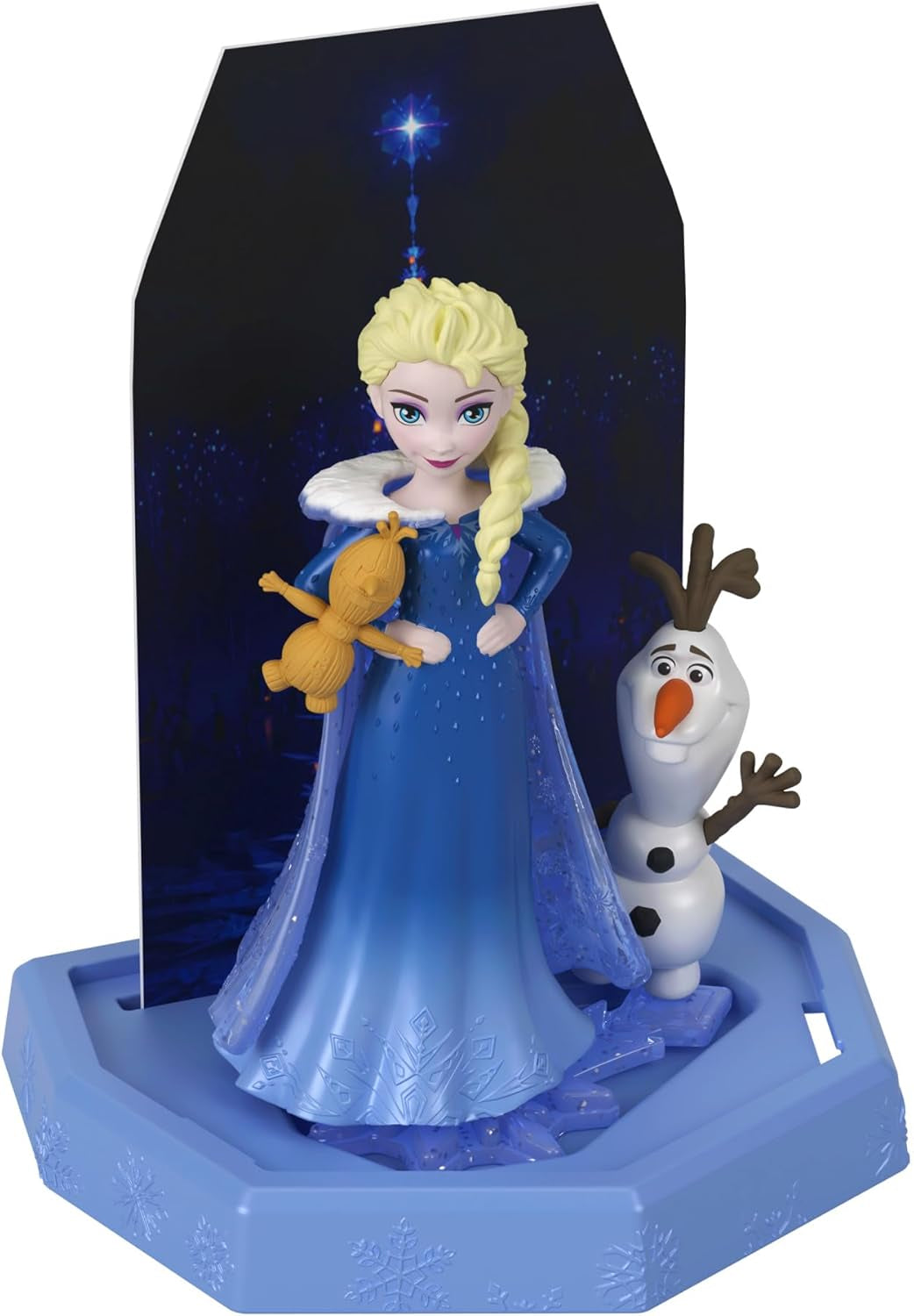 Malá panenka Mattel Disney Frozen Ice Reveal s nadýchaným ledovým gelem a 6 překvapeními, včetně figurky kamaráda a doplňků (panenky se mohou lišit) HRN77