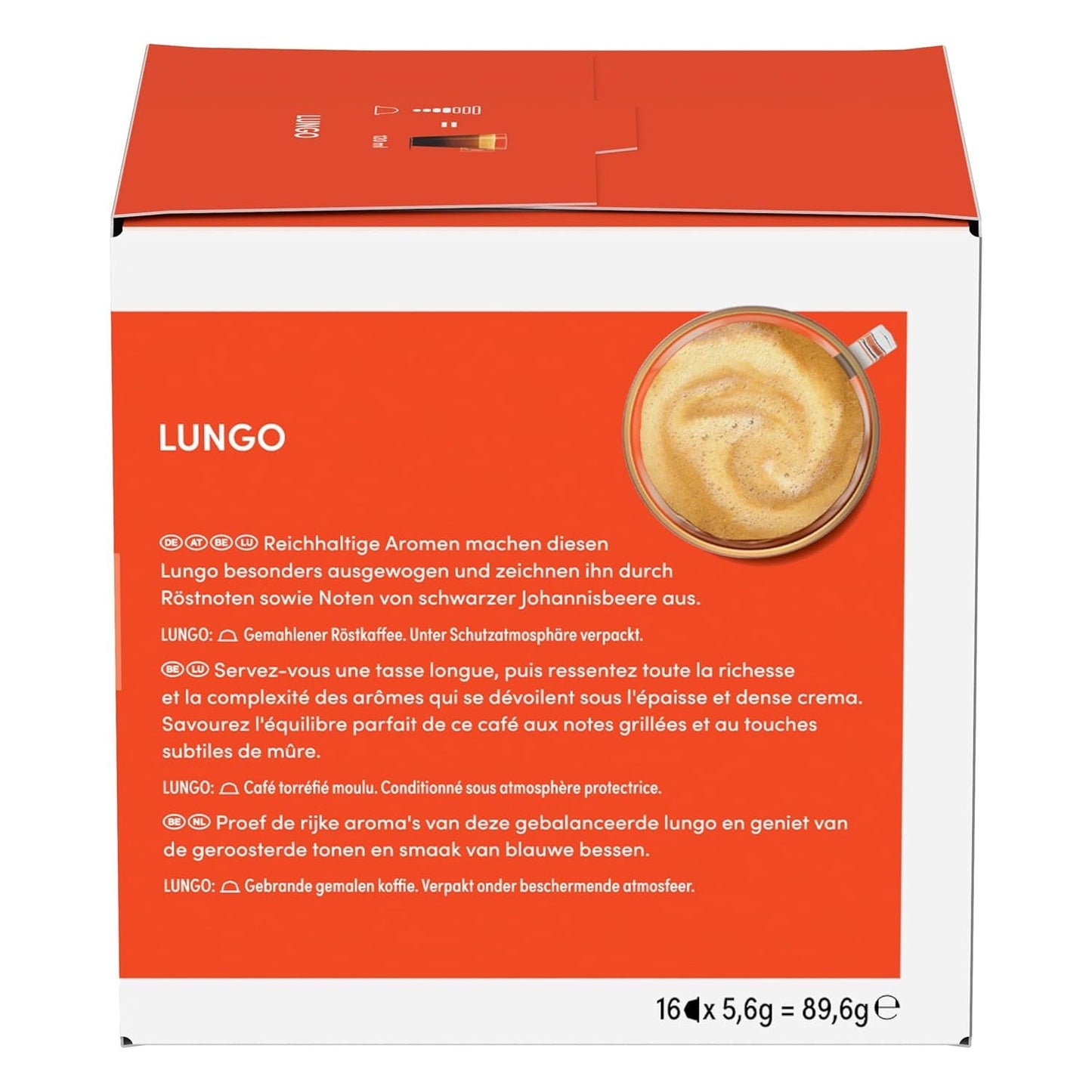 NESCAFÉ DOLCE GUSTO Lungo Kaffeekapseln 3er Pack (3 x 16 kapslí)