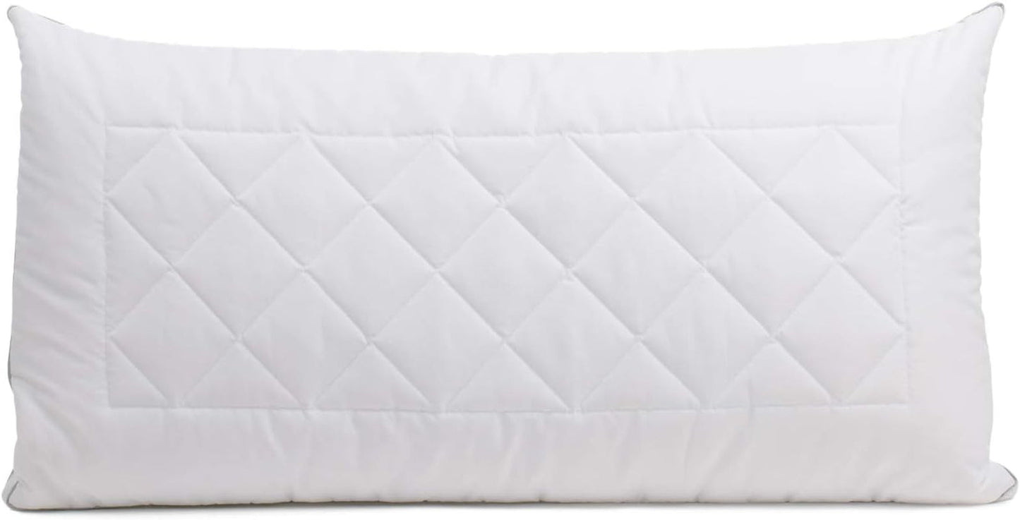 Gözze - Polštář s vnitřním polštářem 150G a klimatickým páskem, včetně náhradního sáčku, 40 X 80 Cm - White Naty Shop standardní polštáře Bílé 40 X 80 Cm