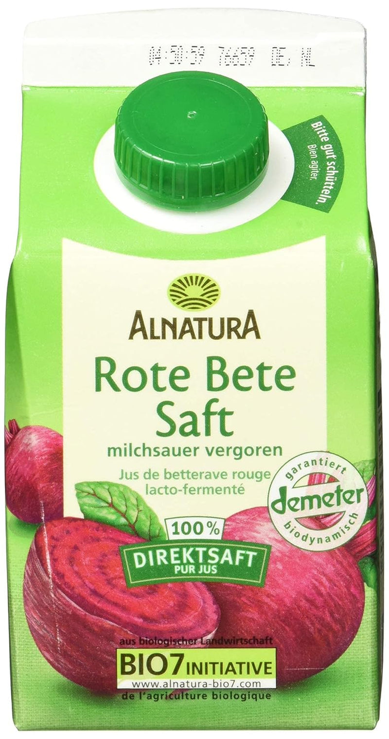 Bio šťáva z červené řepy, fermentovaná kyselinou mléčnou (1 x 500 ml)