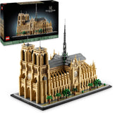 LEGO Architecture Notre-Dame De Paris, sběratelství pro dospělé, francouzský suvenýr, dárek pro ženy, muže, světoběžníky a všechny nadšence historie, architektonický model 21061 Stavebnice Besuche den LEGO-Store Výchozí název