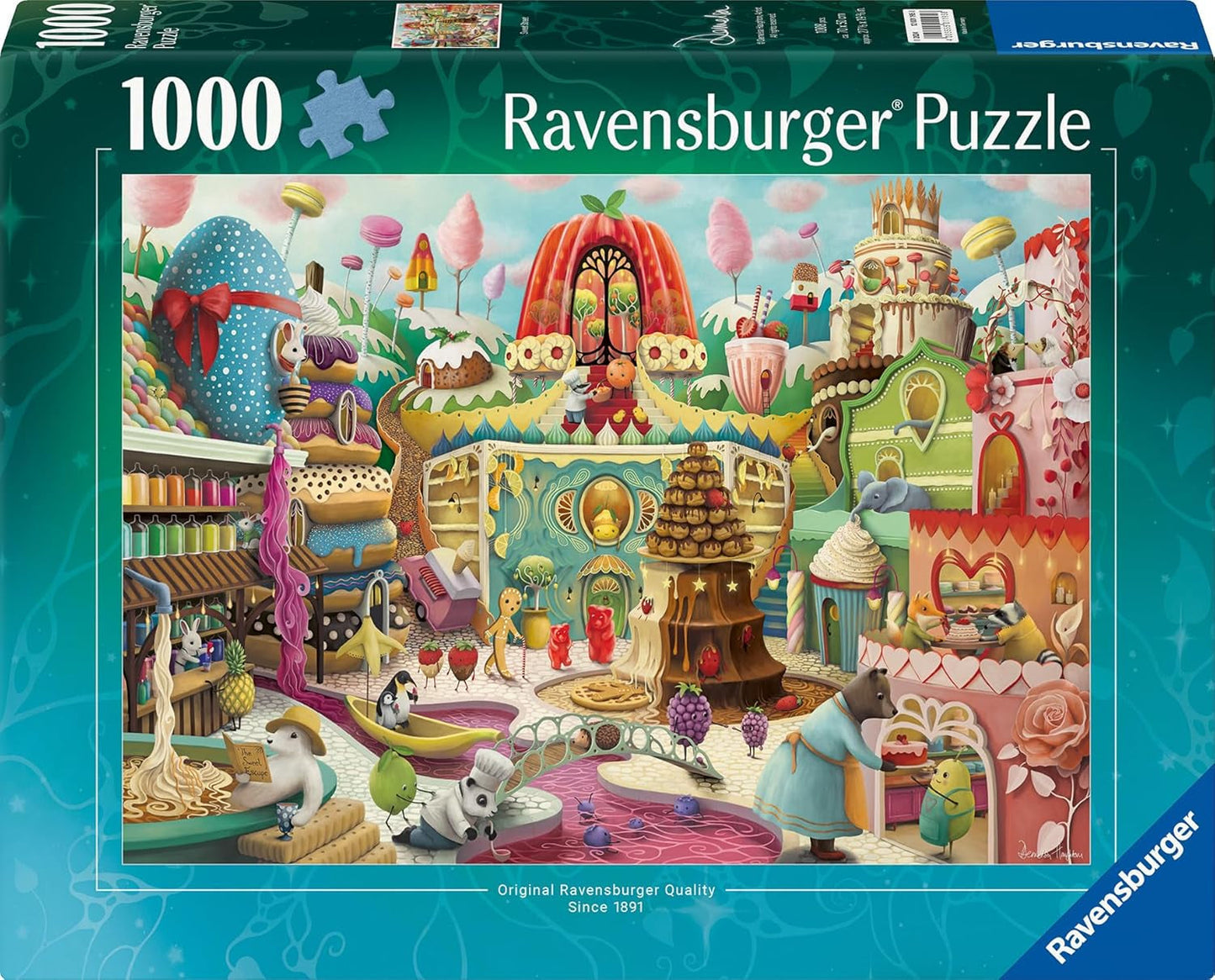 Ravensburger Puzzle 12001195 - Sweet Street - 1000dílné puzzle pro dospělé a děti od 14 let Puzzle Naty Shop