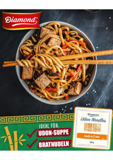 Udon nudle DIAMOND, rychlá a snadná příprava, vegetariánské, veganské - 1 x 200 g