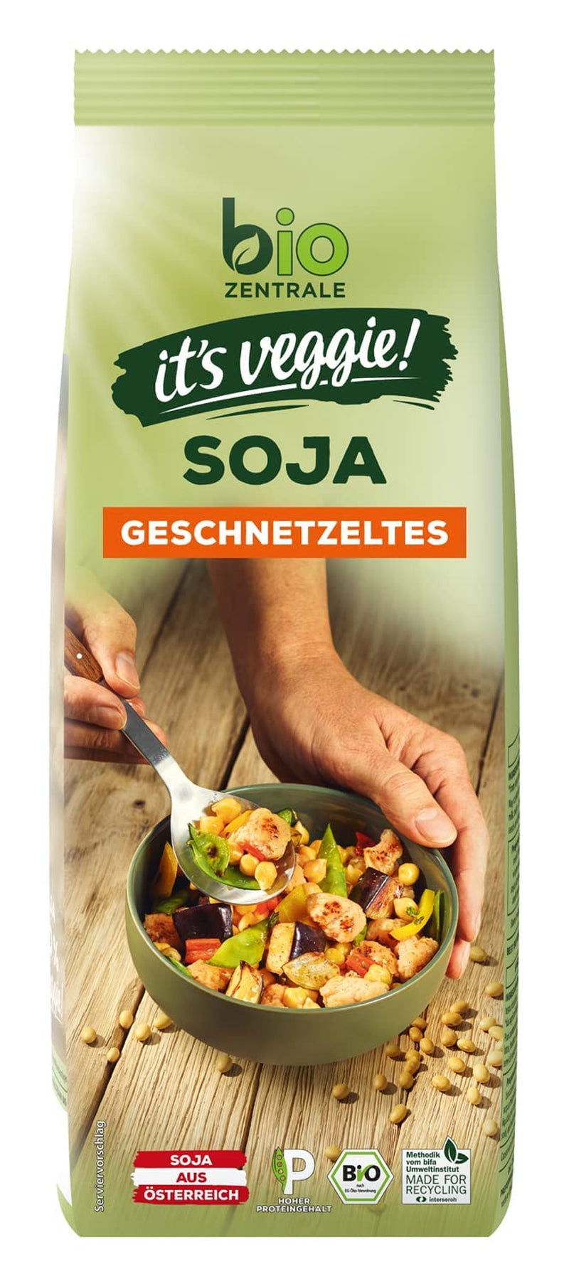 Biozentrale Bulgur v tácku se zeleninou a zázvorem | 200 g ideální pro rychlé jídlo s sebou | zdroj veganských bílkovin | snadné na přípravu