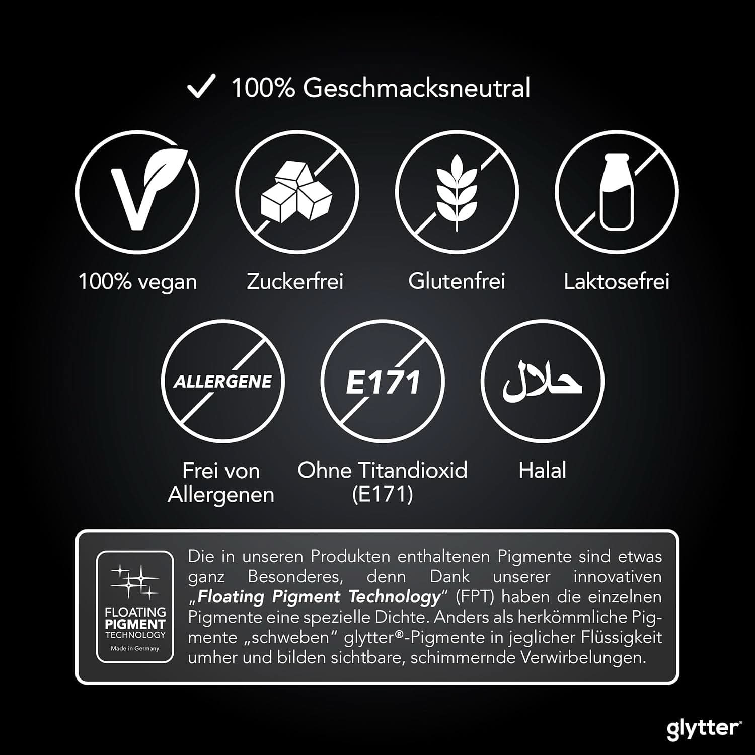 Glitter Glitter Powder For Drinks (Silver) - Jedlé třpytky do nápojů, 10 gramů Glitter Naty Shop