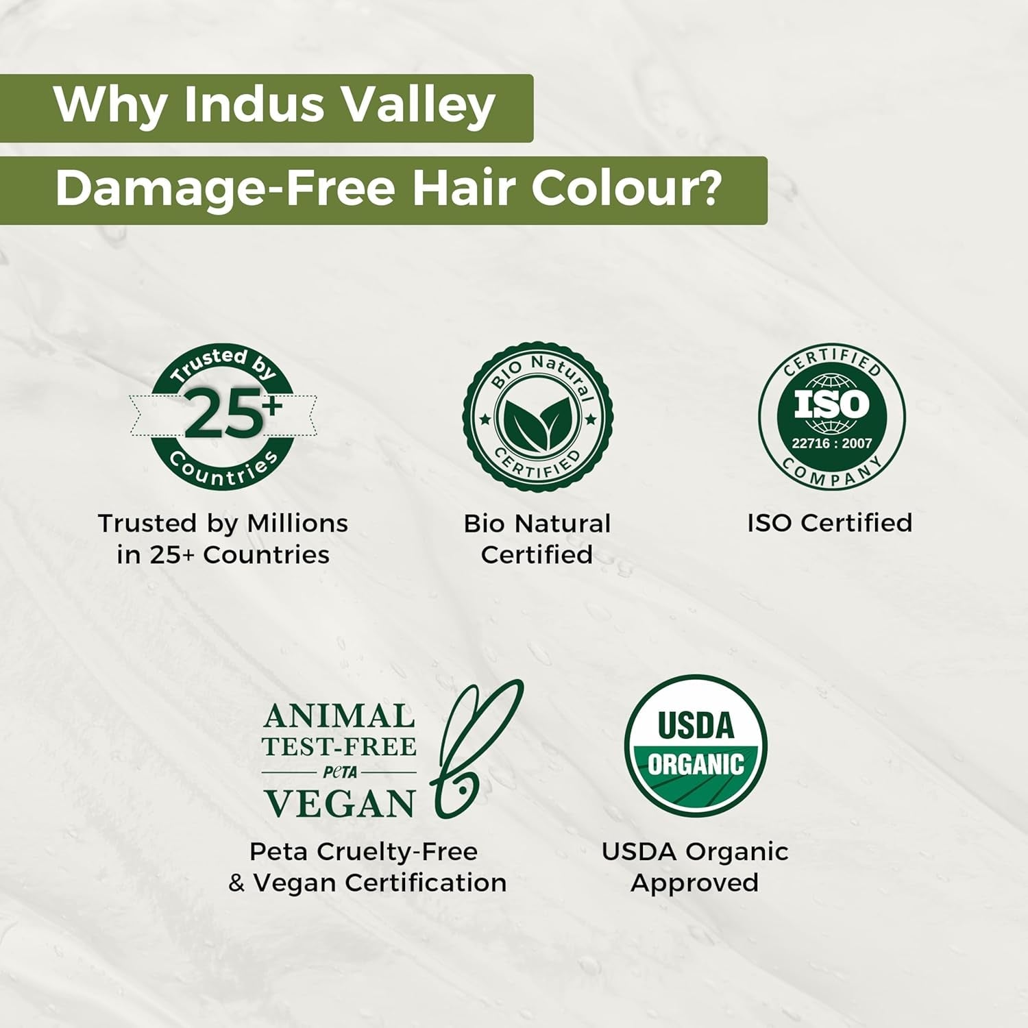 Gelová barva na vlasy Indus Valley Natural Damage Free | Bez amoniaku, bez veganů a bez krutosti | Až 100% krytí šedin, dlouhotrvající výsledky | Světlý kaštan 5,0 (20 gramů + 200 ml) Barva na vlasy Naty Shop