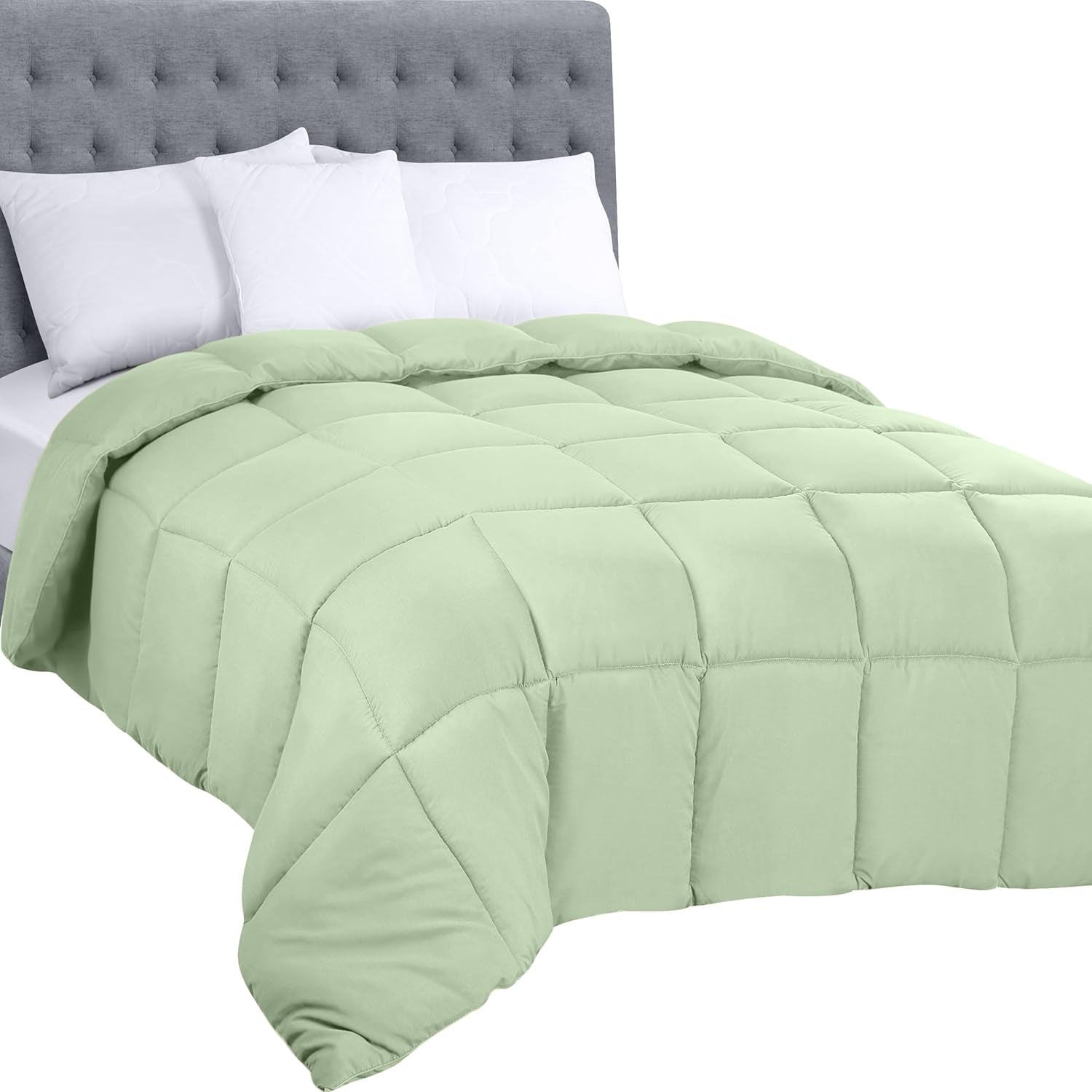 Povlečení Utopia Celoroční přikrývka 250 g/m² plyšová výplň ze silikonového vlákna Dvojlůžko sešité v krabici (Double XL světle šedá) Přikrývky a přikrývky Naty Shop Šalvějové žlázy královny (1 balení)
