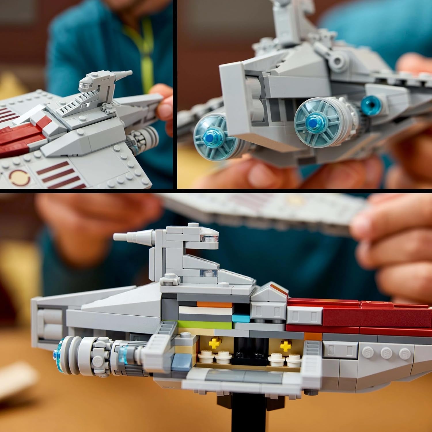 LEGO Star Wars 75404 Útočná loď třídy Acclamator z Attack of the Clones - Hvězdná loď ke sbírání, stavění a vystavení - Stavebnice Fantasy - Dárek pro dospělé a dospívající fanoušky Stavebnice Besuche den LEGO-Store
