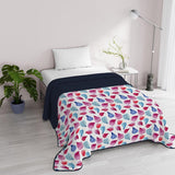 Fantasy italské povlečení z mikrovlákna léto 1,5 lůžka Murrine Quilts & Quilts Naty Shop Flower Petals 1 Posto E Mezzo