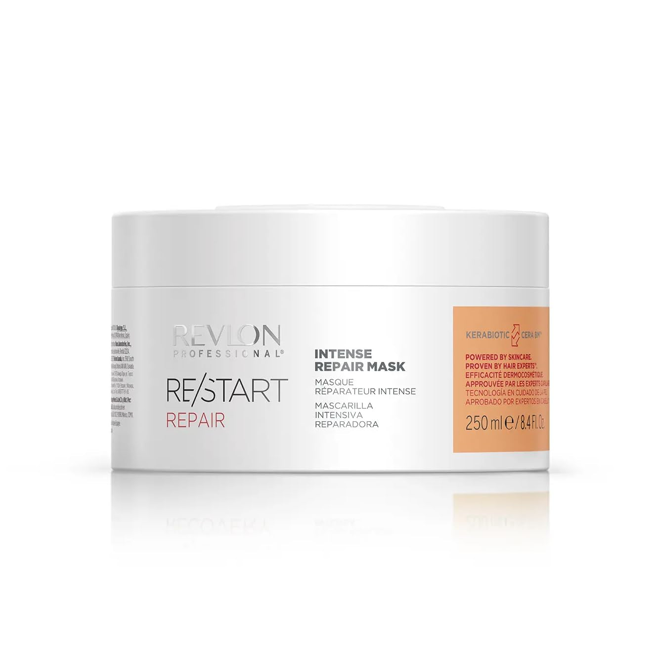 RE/START Repair Intense Repair Mask 250ml Intenzivní maska pro poškozené vlasy Maska Posiluje poškozené vlasy zevnitř Regenerační vlasová kúra Naty Shop Hair Mask 1 kus (balení 1 ks) Bez zápachu