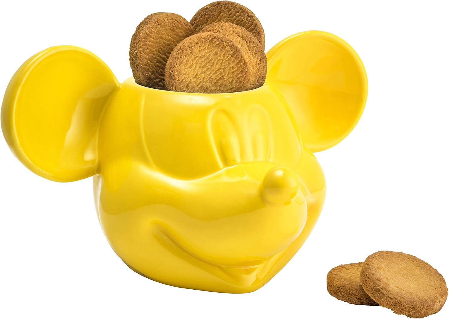 Joy Toy 62129 Disney Mickey Mouse 3D dóza na sušenky žlutá 25X17X20 cm Dózy na potraviny Naty Shop