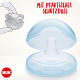 NUK kryty bradavek | Chrániče bradavek při kojení | Chrání před bolavými bradavkami | Tenký silikon | Velikost S (16Mm) | 2 kusy Dětská výživa a doplňky pro kojení Naty Shop