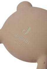 Jollein 101-001-67008 Prsten na kousání z přírodního kaučuku Sušenka s medvídkem