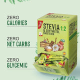 Stévie + Erythritol 1:2 Süßstoff | 204 Myth Bag 2,5 G | 100% Natürlicher Zuckerersatz - 0 Kalorie - 0 Glykämischer Index - Keto Und Paleo - 0 Kohlenhydrate - Kein GVO - Castello od roku 1907-510 G Sladidla Naty Shop