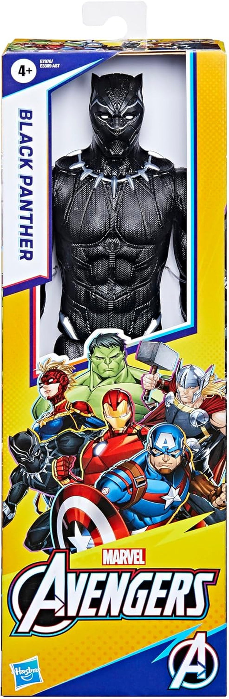 Marvel Avengers Titan Hero Series Black Panther, 30 cm vysoká akční figurka Akční figurky Naty Shop