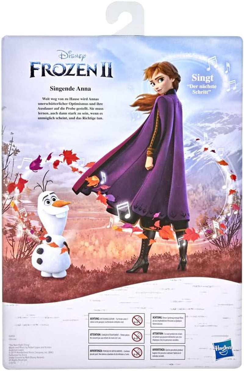 Disney Frozen 2 Frozen Anna Music zpívající panenka ve fialových šatech pro 3 roky a více 57237830 Vícebarevná
