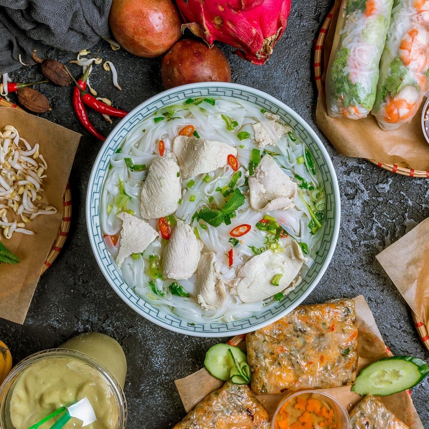 MAMA – Pho Ga miska na instantní rýžové nudle – (1 x 65 g)