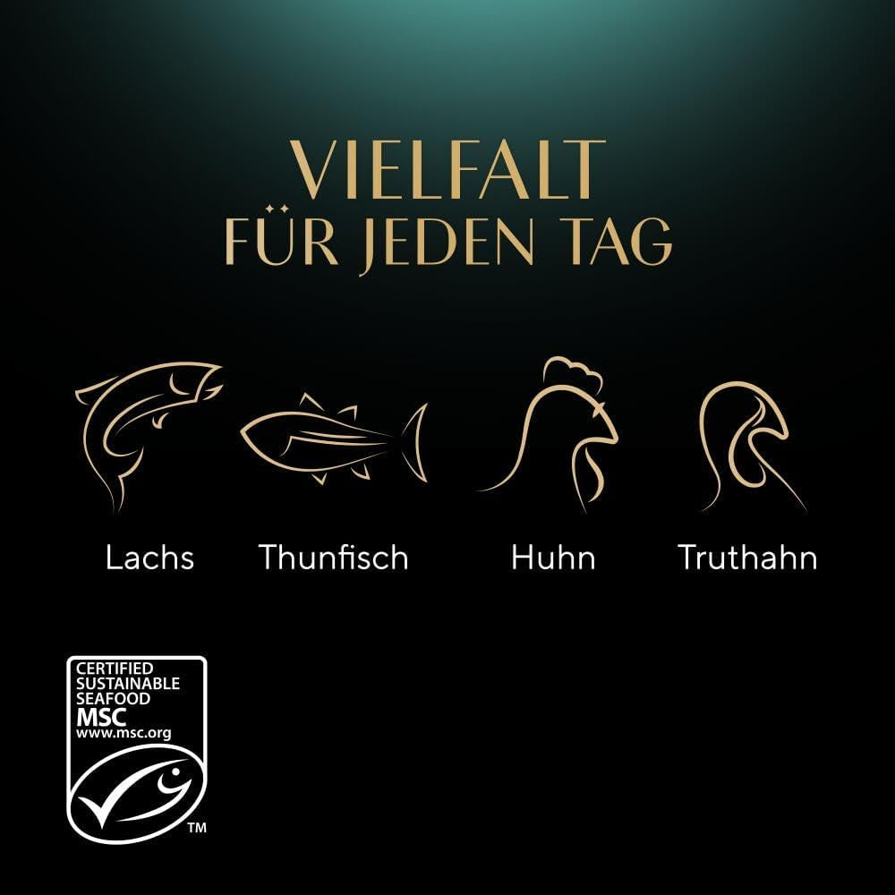 SHEBA Nature's Collection v omáčce – vysoce kvalitní mokré krmivo pro kočky, jemné odrůdy (MSC) v porcovaných sáčcích – 72 x 85 g
