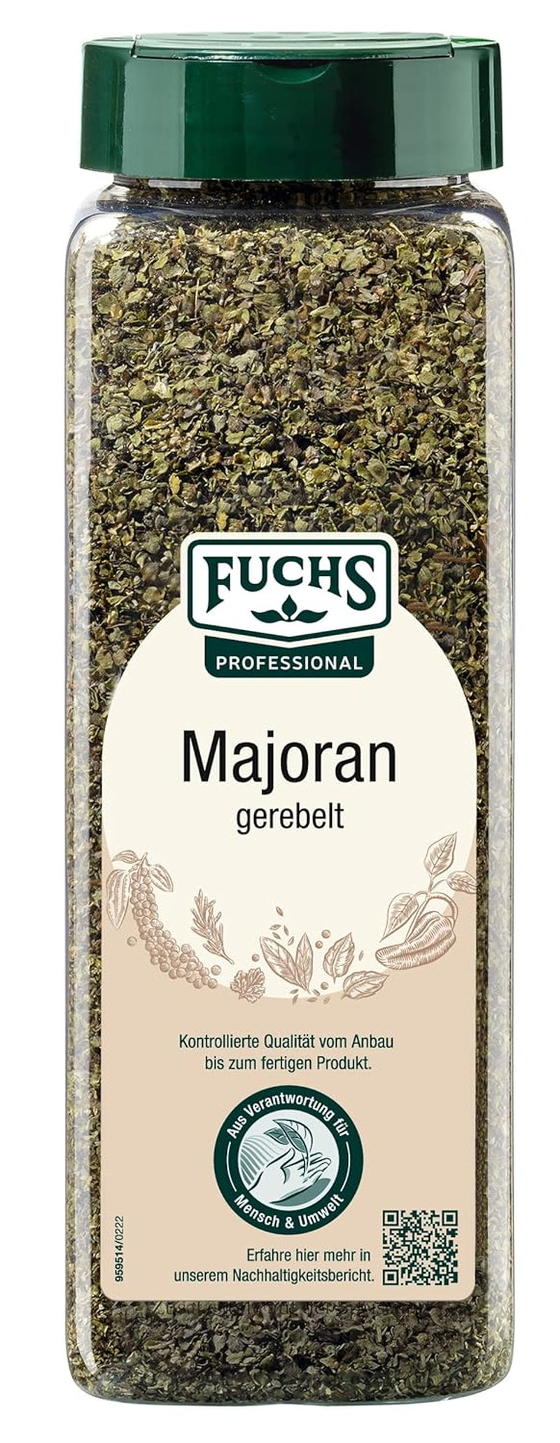 - Majoránka gerebelt | Mit praktischem Streuaufsatz | Zum Verfeinern von Bohnen- und Linseneintöpfen | 80 g ve velkém množství