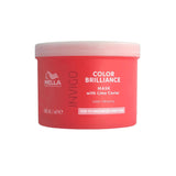 Wella Professionals Invigo Color Brilliance - Šampon, kondicionér a maska na ochranu barvy pro jemné a husté barvené vlasy - s vitamínem E, antioxidanty a nízkým pH - vyhlazující a vyživující Maska na vlasy Naty Shop Mask 500 ml