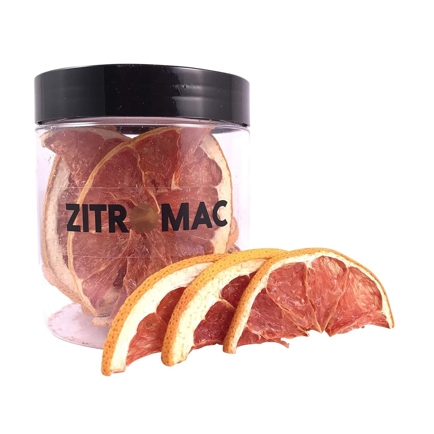 90 g sušeného grapefruitu na koktejly - sušené ovoce bez cukru na koktejly, dekorace, cukrovinky, Vánoce, nápoje - 100% přírodní sušené plátky bez přísad Dehydrované produkty Naty Shop 45G