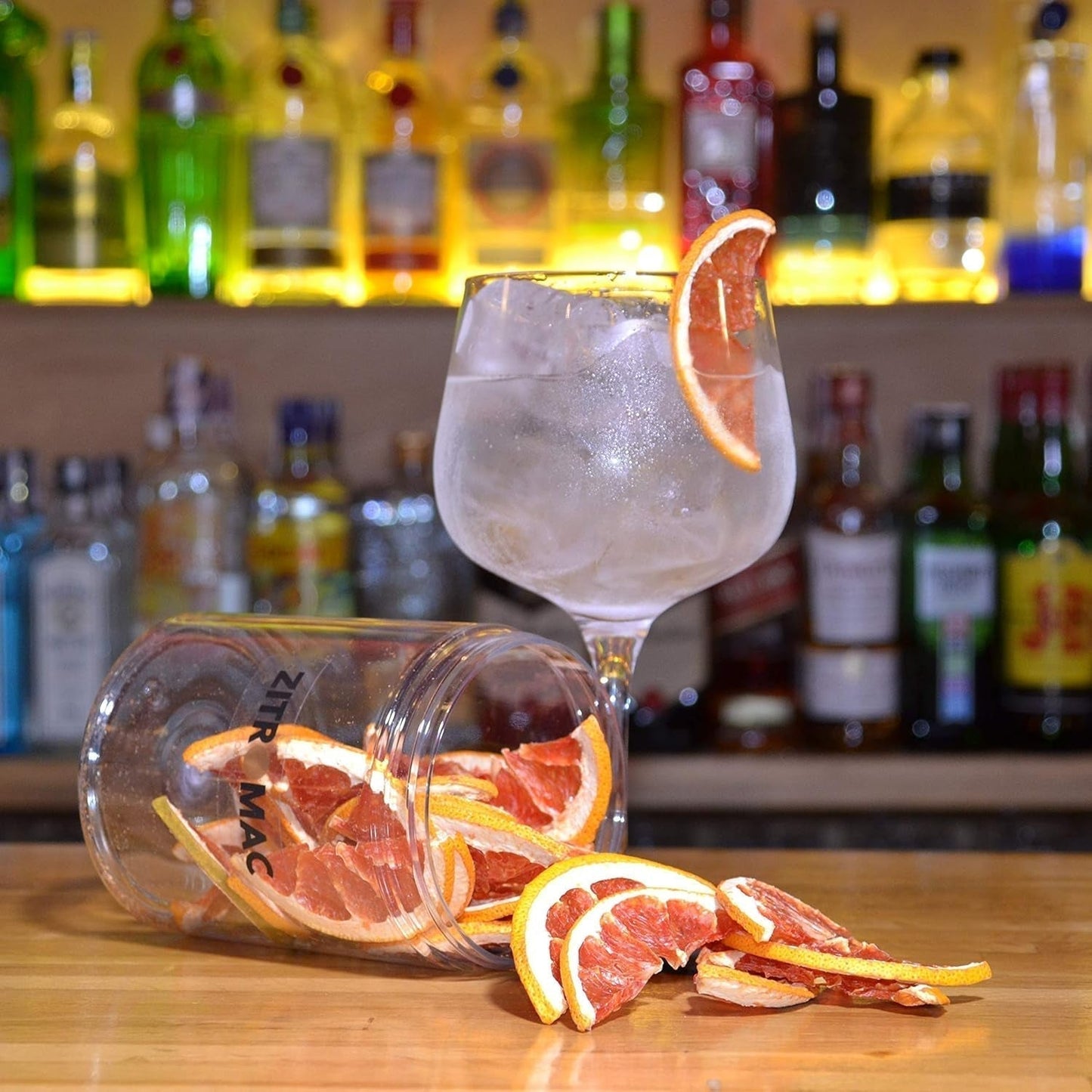 90gr Sušený grapefruit do koktejlů - Sušené ovoce bez cukru na koktejly, dekorace, cukrovinky, Vánoce, nápoje - 100% přírodní Sušené plátky bez přísad Dehydrované produkty Naty Shop