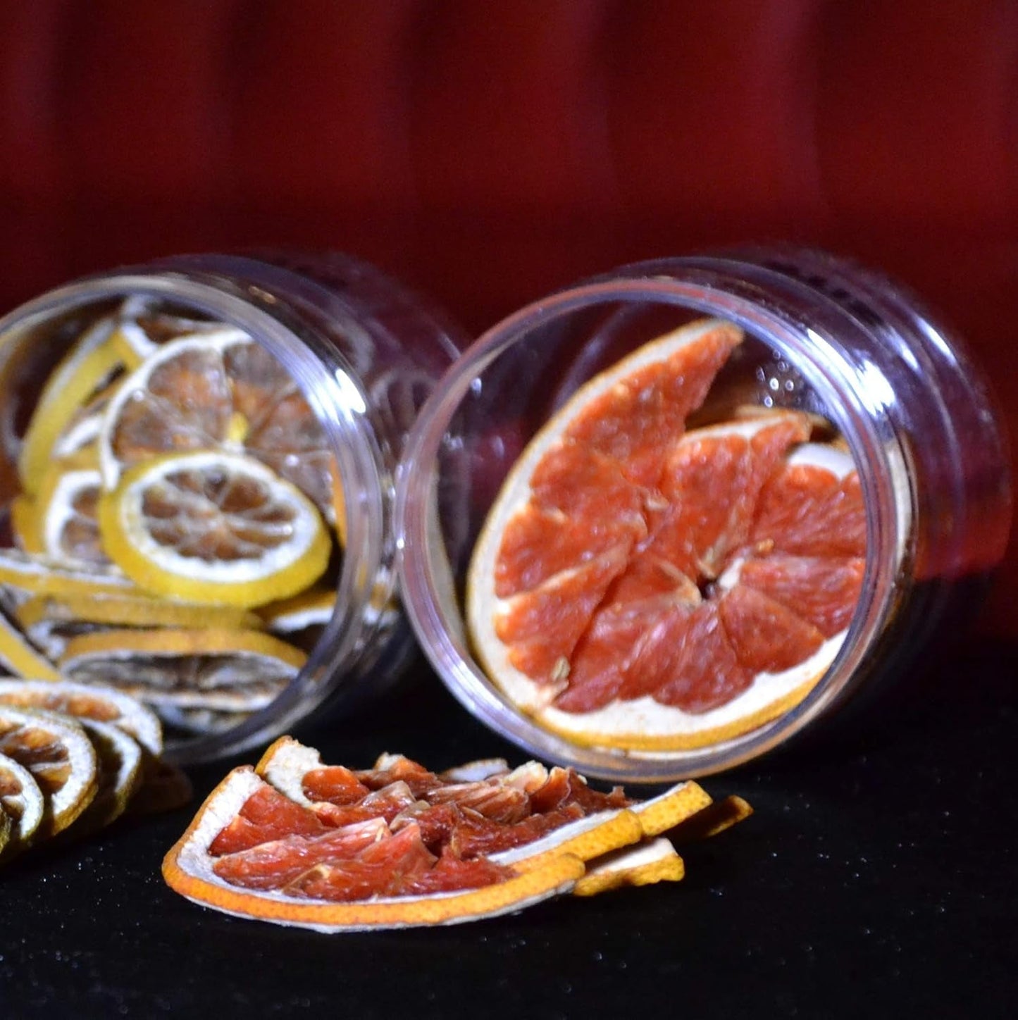 90gr Sušený grapefruit do koktejlů - Sušené ovoce bez cukru na koktejly, dekorace, cukrovinky, Vánoce, nápoje - 100% přírodní Sušené plátky bez přísad Dehydrované produkty Naty Shop