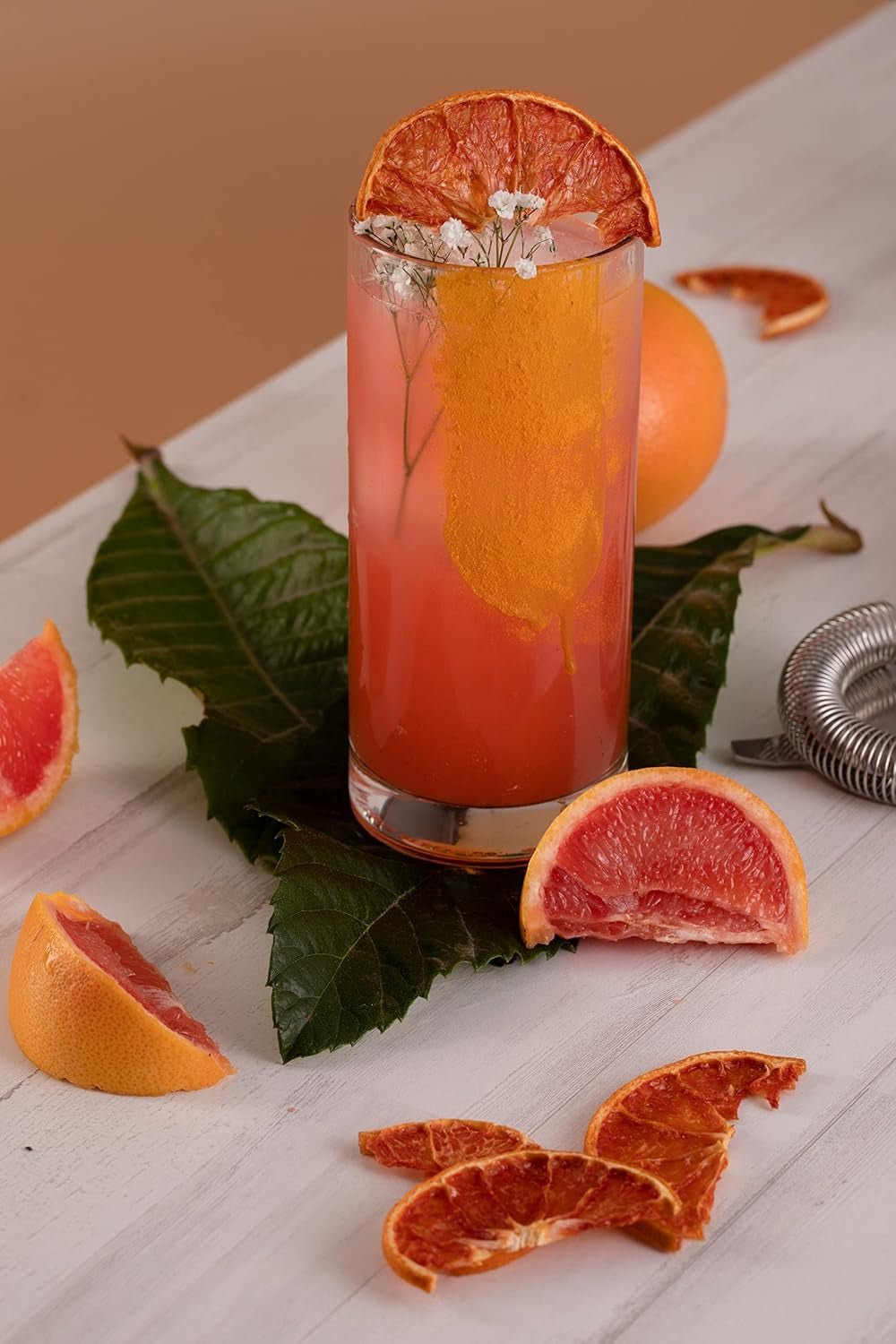 90gr Sušený grapefruit do koktejlů - Sušené ovoce bez cukru na koktejly, dekorace, cukrovinky, Vánoce, nápoje - 100% přírodní Sušené plátky bez přísad Dehydrované produkty Naty Shop