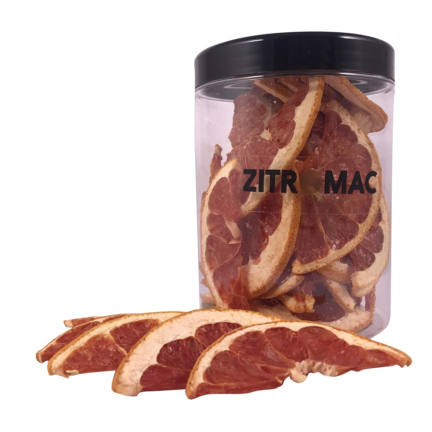 90 g sušeného grapefruitu na koktejly – sušené ovoce bez cukru na koktejly, dekorace, cukrovinky, Vánoce, nápoje – 100% přírodní sušené plátky bez přísad Dehydrované produkty Naty Shop 90G