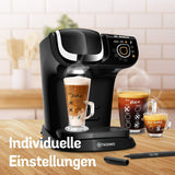 Espresso kávovar Tassimo My Way se 2 kapslemi TAS6502 s vodním filtrem, 70+ nápojů, přizpůsobení nápojů, rozmanitost kávy, snadné vaření, 1500 W, černá