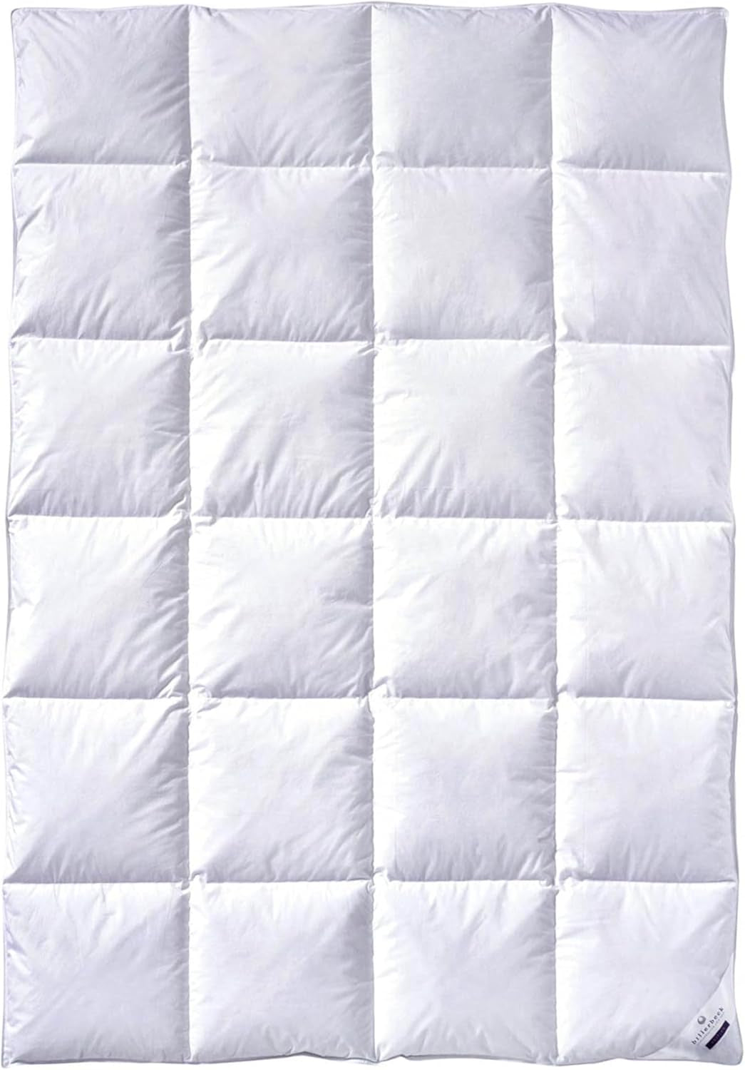 Přikrývka Billerbeck Martina® - Přikrývka 135 X 200 Cm - Přikrývka pro všechna roční období - Vhodné pro alergiky - 90 % husí prachové peří, 10 % husí peří - Bílé Naty Shop Přikrývky a přikrývky Střední (M) 135 X 200 Cm