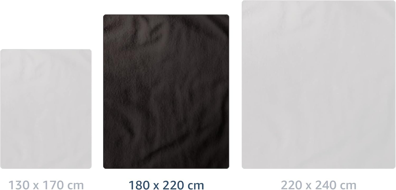 Amago - Pohodlná deka, kašmírový vzhled, 180 X 220 cm - Černé postele a přikrývky Besuche den Gözze-Store