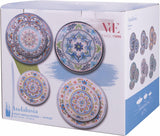 18dílný porcelánový jídelní servis, 6 různých sad talířů, Andalusie