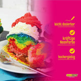 Decocino Neon Food Paste Red - Vysoká dávka potravinářského barviva - Pro barvení dortů, muffinů, cupcaků - Bez chuti