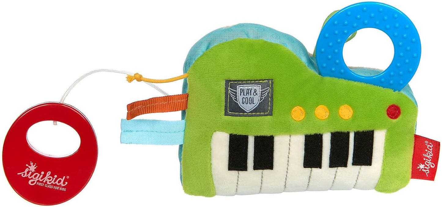 Klávesnice SIGIKID 42659 Music Box Pro Elise Play & Cool Hračka pro dívky a chlapce doporučená od narození zelená / modrá Hračky Bebe Naty Shop Zelená / modrá