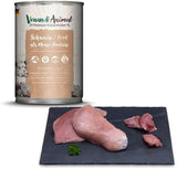 Venandi - Prémiové vlhké krmivo pro kočky - vepřové maso jako jeden protein, 6 x 400 g (balení 6 ks), bez obilovin s extra masem