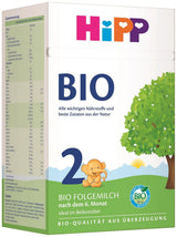 Pokračovací mléko HiPP 2 Bio (4 x 600 g), po 6 měsících, s Omega-3 (DHA, ALA), vápníkem a snadno připravitelným organickým škrobem, nejlepší BIO kvality