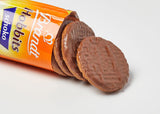 Brandt Hobbits Čokoláda 265g balení - Křupavé celozrnné čokoládové ovesné sušenky - Křupavé těsto pro celou rodinu - v praktické sušenkové roládě
