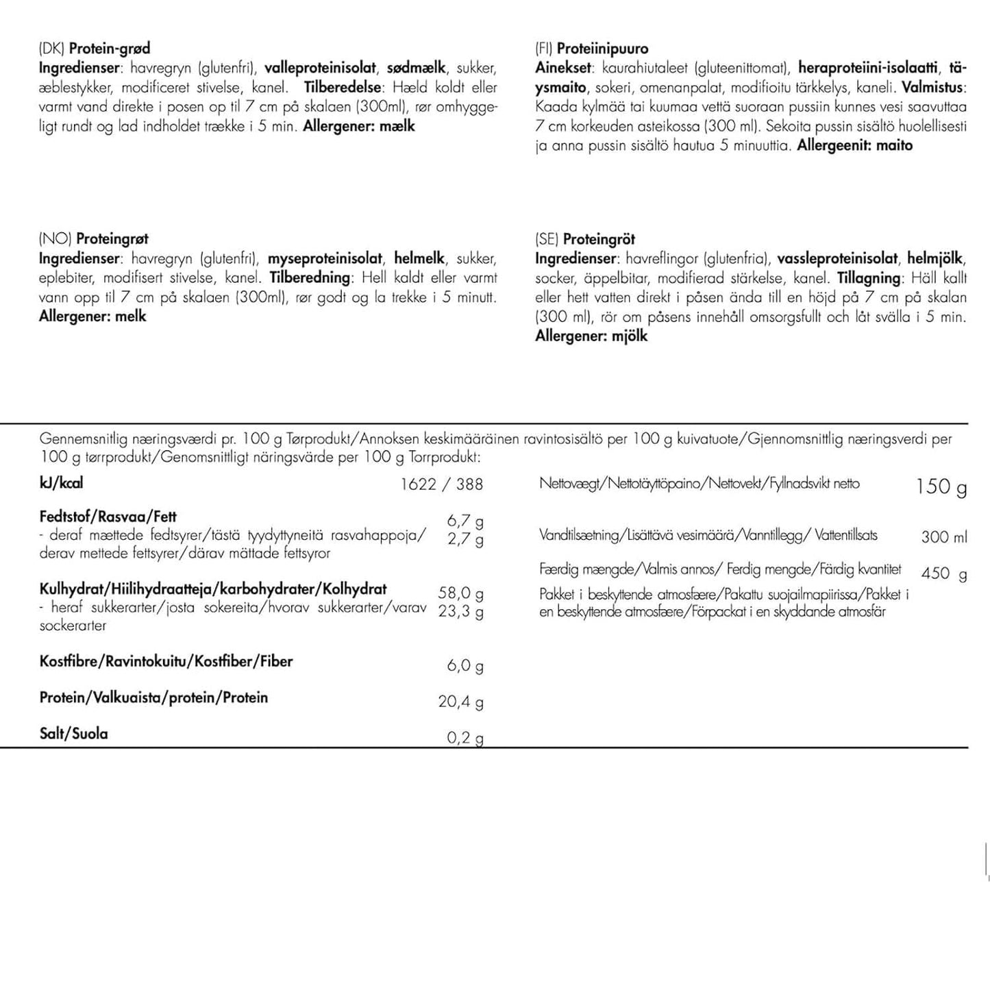 Proteinová kaše TREK'N EAT Cereals Naty Shop