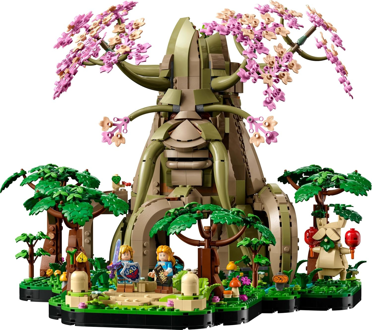 LEGO The Legend of Zelda Deku Tree 2-v-1 - sběratelský kousek s princeznou Zeldou a 3 minifigurkami Link - stavebnice pro dospělé a nápad na dárek pro fanoušky videoher - 77092 Stavebnice Besuche den LEGO-Store