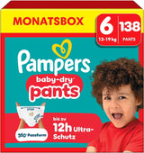 Pampers Baby-Dry Pants Größe 5, 160 Stück, 11kg-17kg, 360° auslaufsichere Vhodné pro den i noc