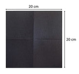Saten Ser22104961 Koktejl, ubrousky 20 X 20, 2 vrstvy, 1/4 přeložení, 100 ubrousků, Punta-Punta, černá